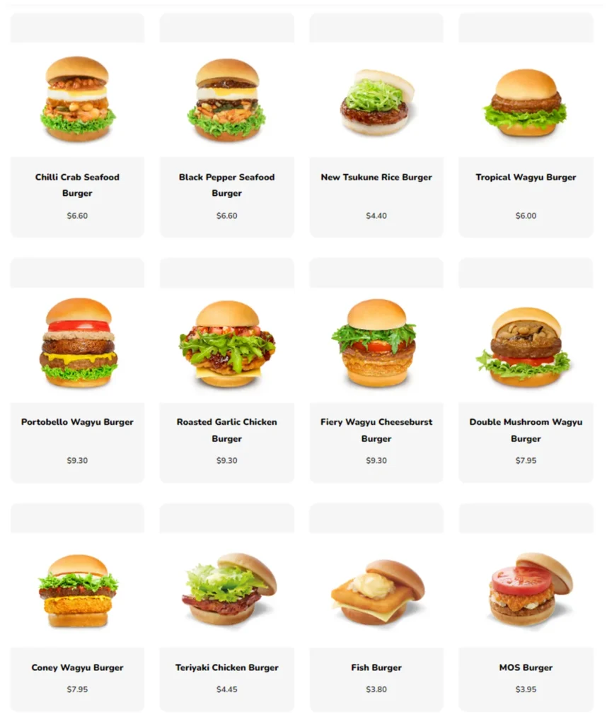 mos burger menu singapore burgers 1