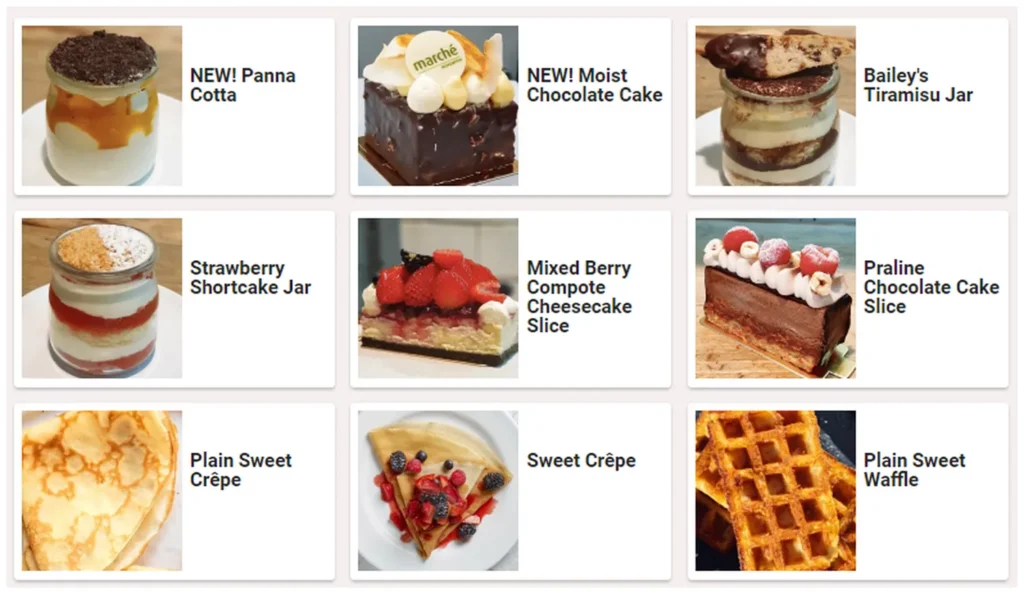 marche menu singapore desserts 1