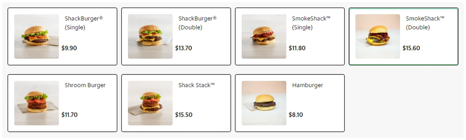 shake shack menu singapore burgers
