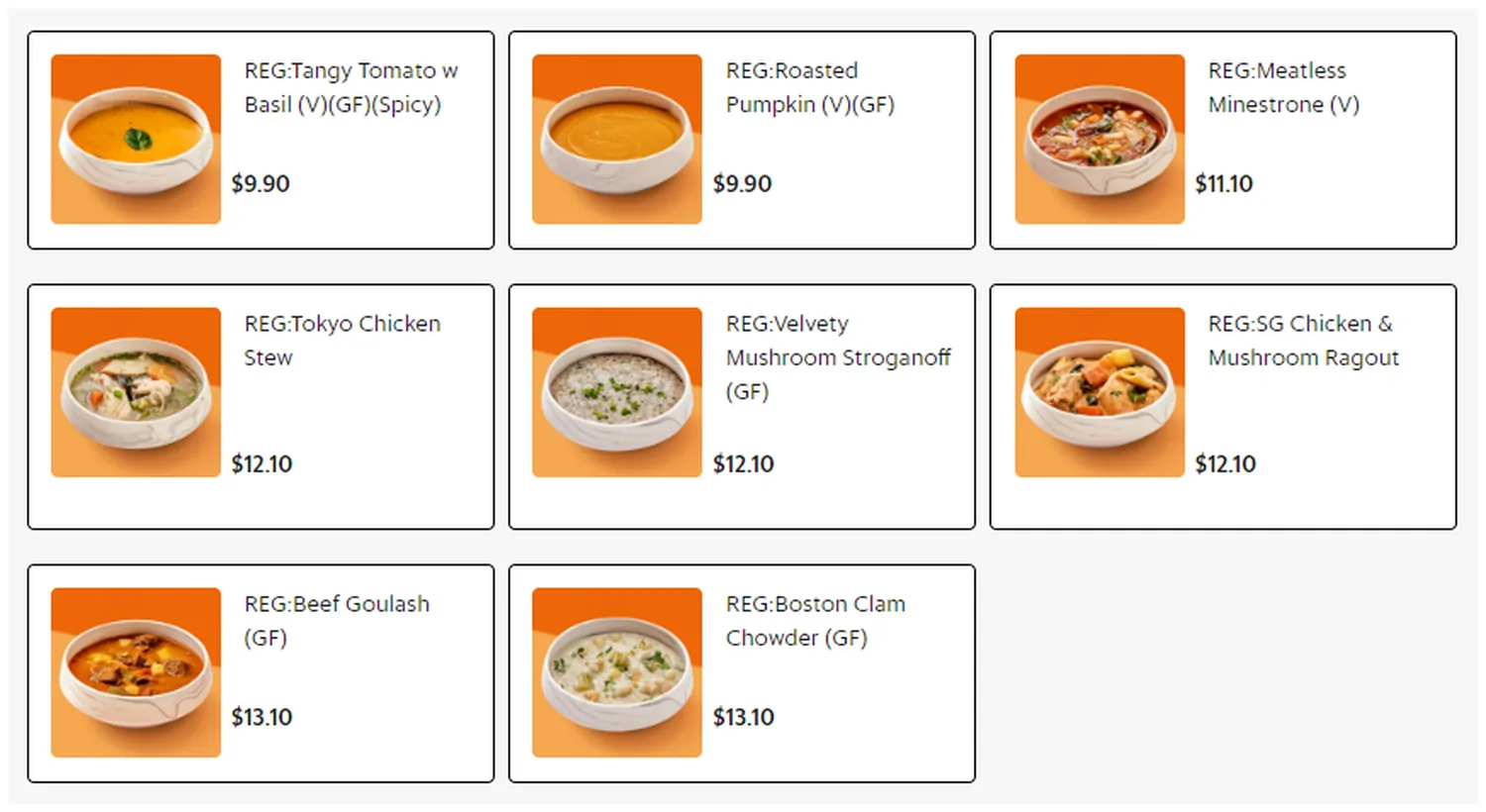 soup spoon menu philippine a la carte soups