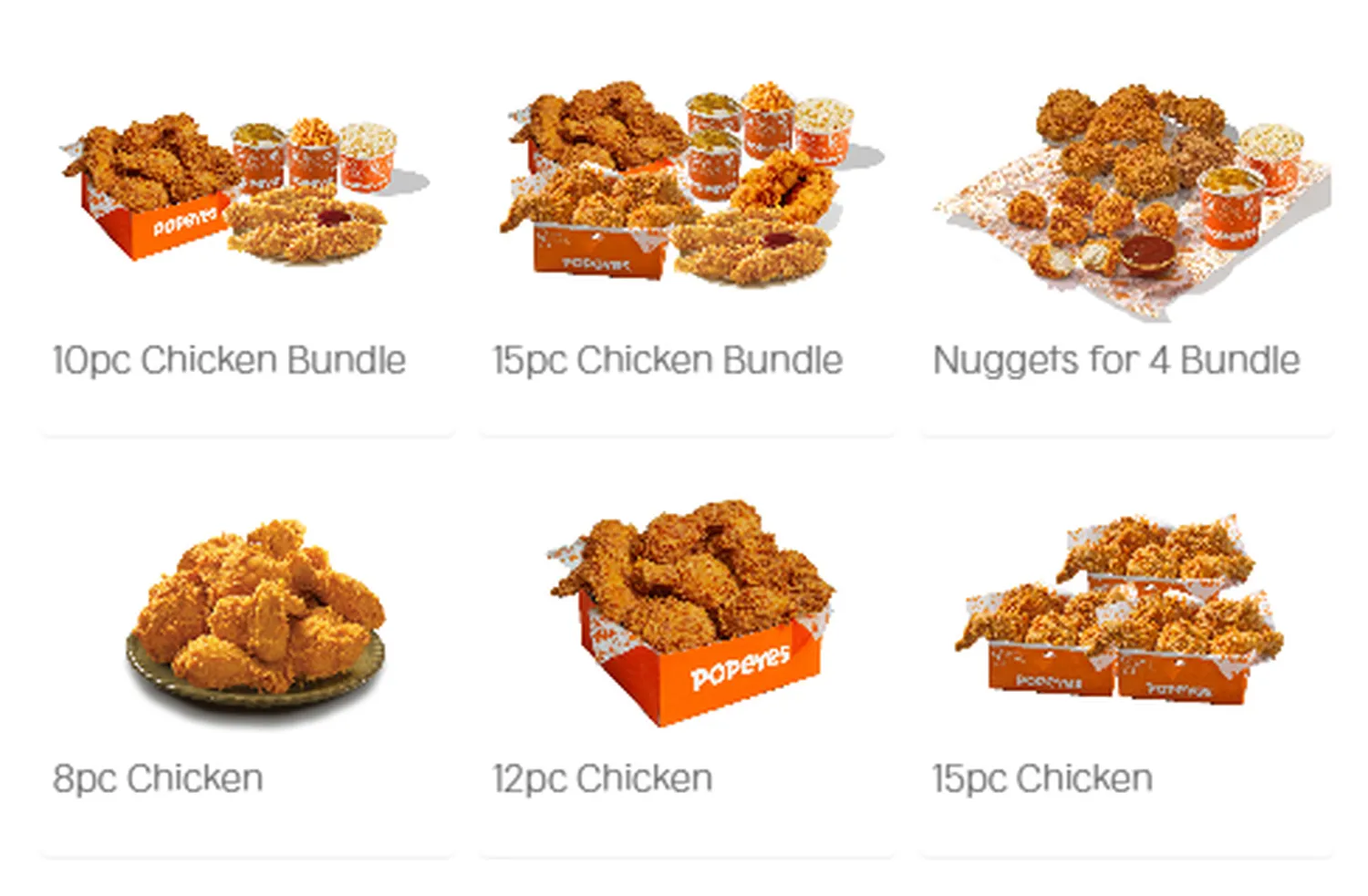 popeyes menu singapore for 3 or more