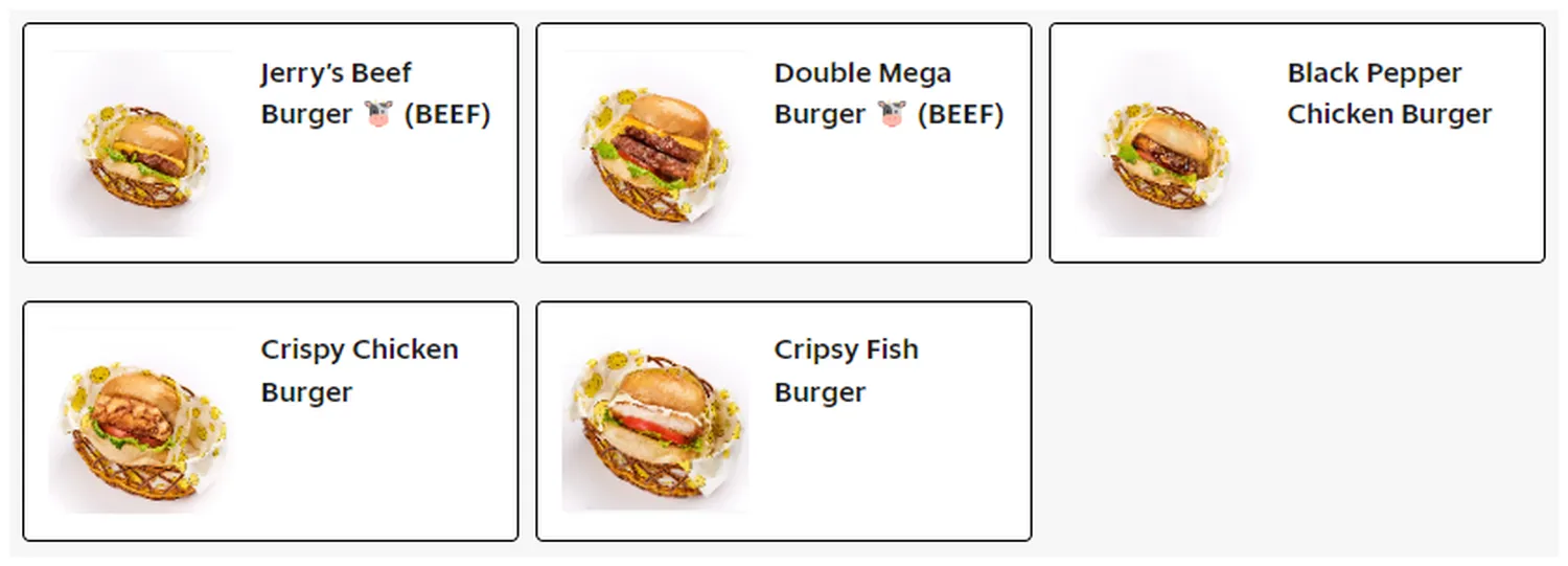 fatty bom bom menu singapore fattybombom burgers