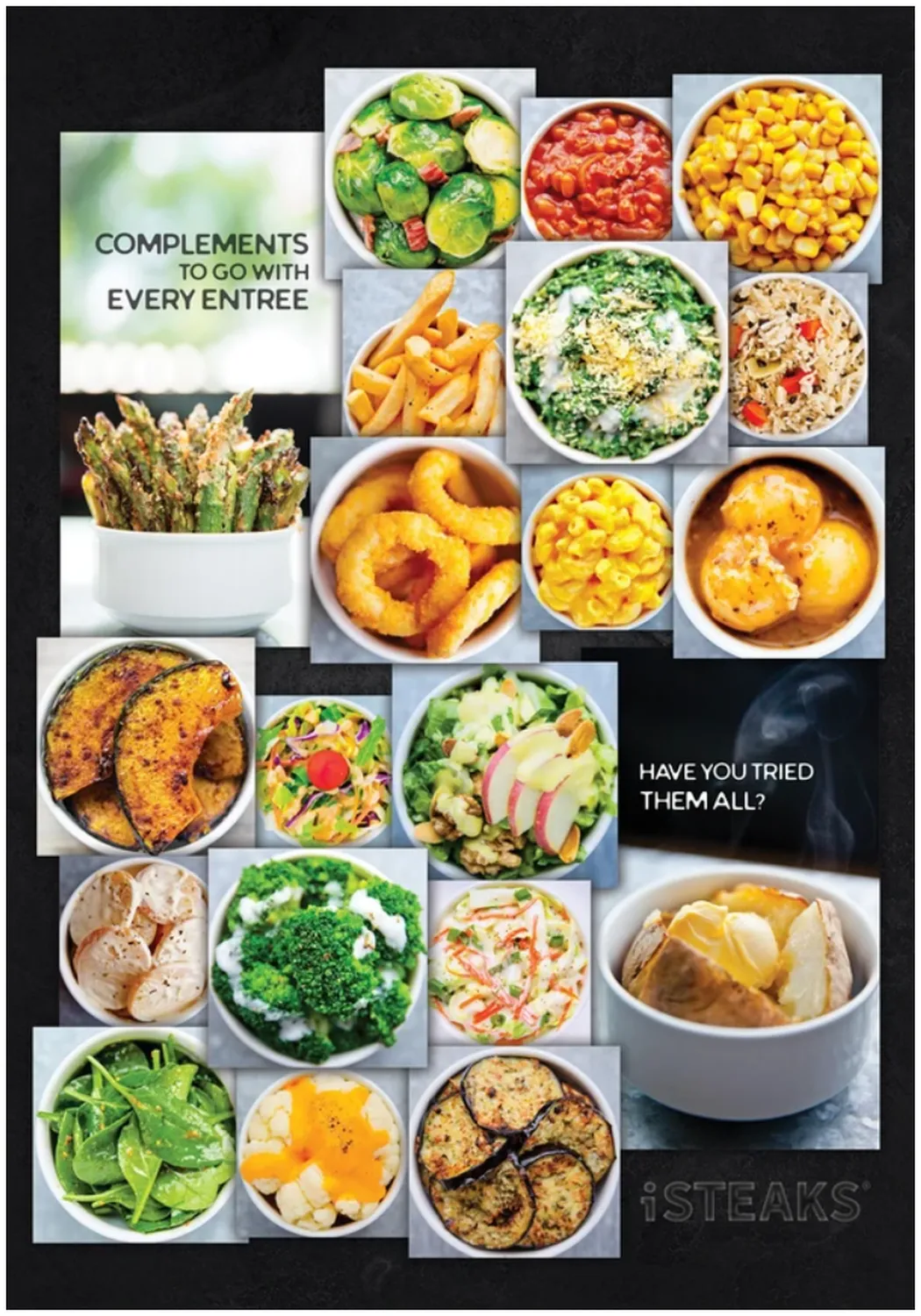iSTEAK menu singapore complements