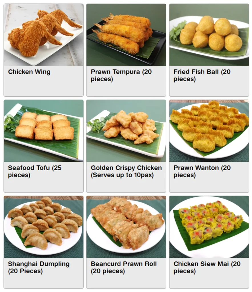 qiji menu singapore appetizers dessert 1