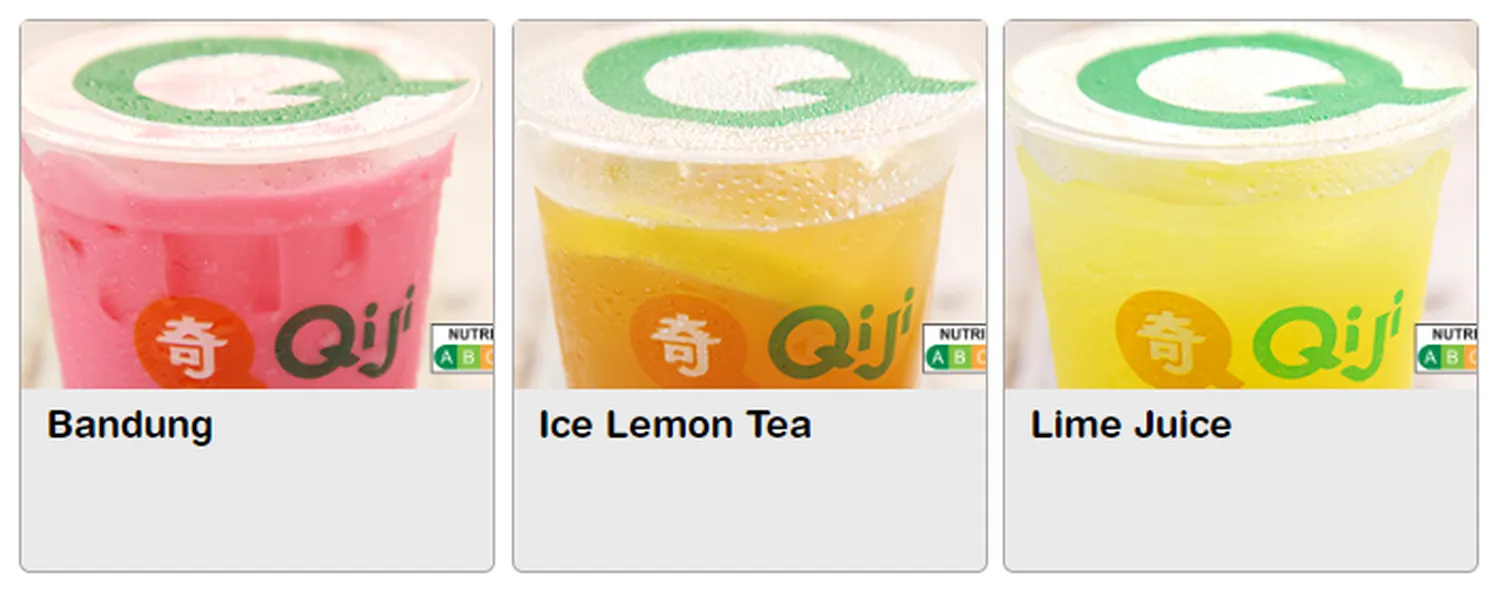 qiji menu singapore beverage