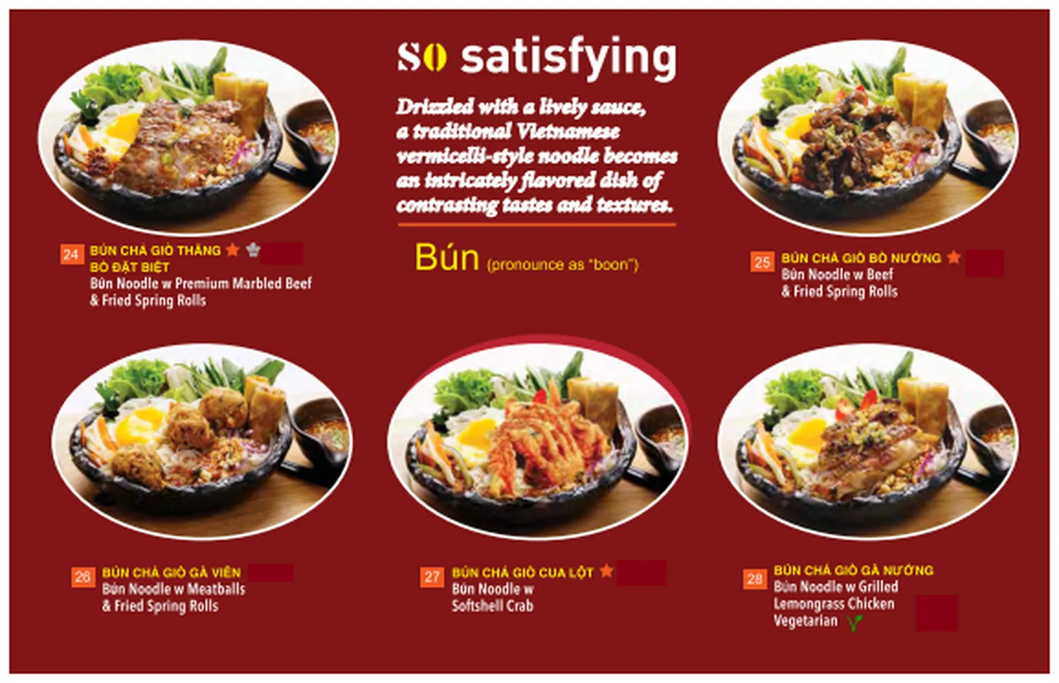 so pho menu singapore so satisfying