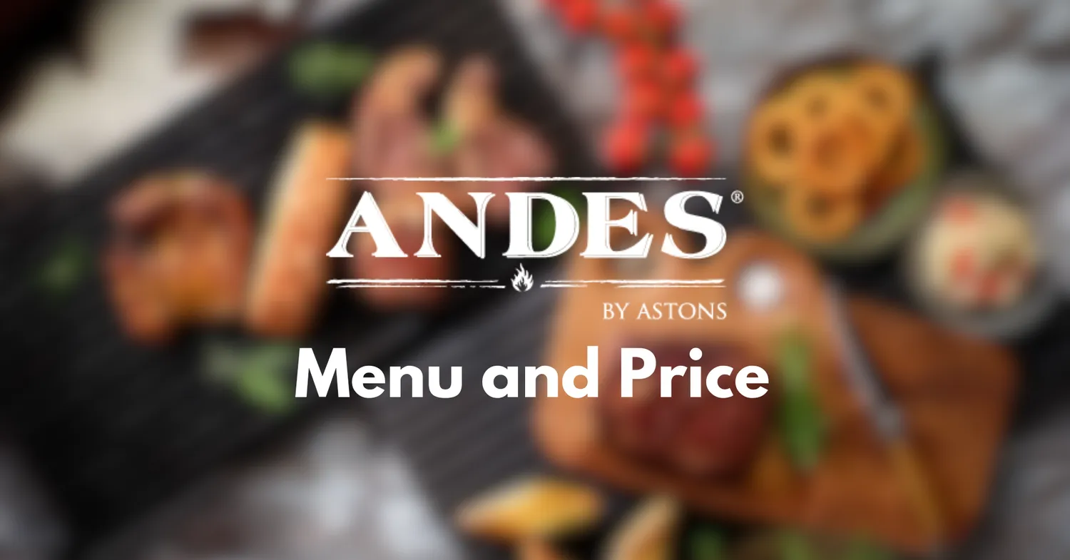 andes by antons menu philippines