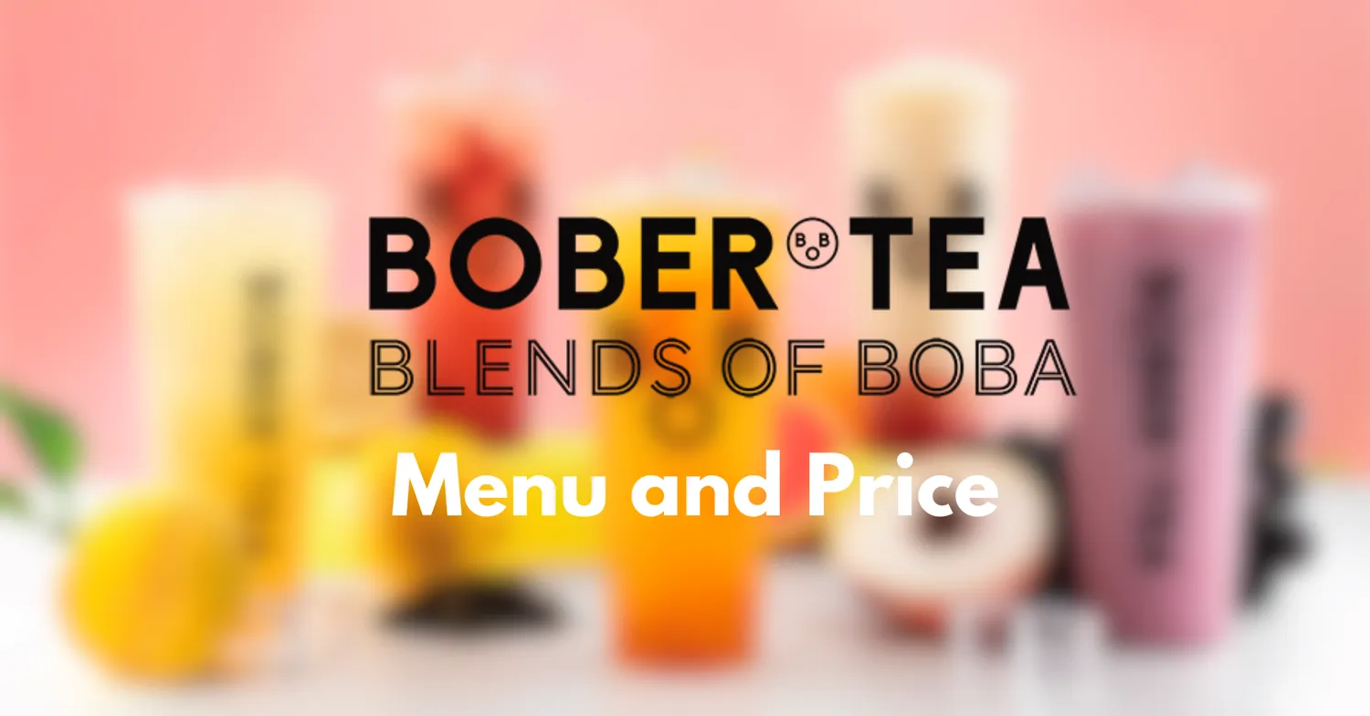 bober tea menu philippines