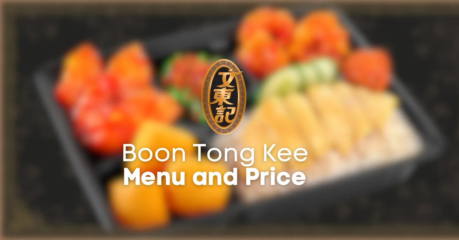 boon tong kee menu singapore