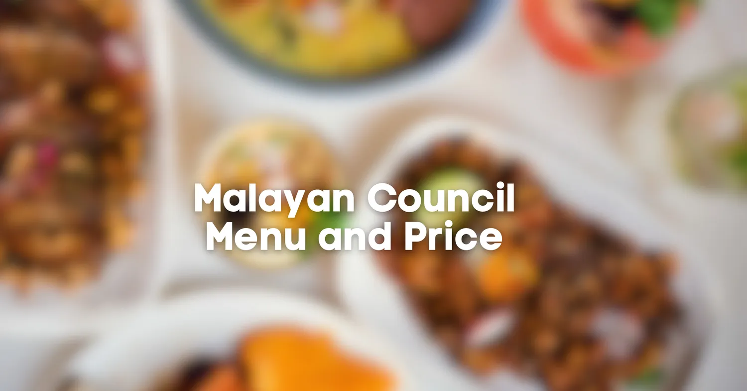 malayan council menu singapore