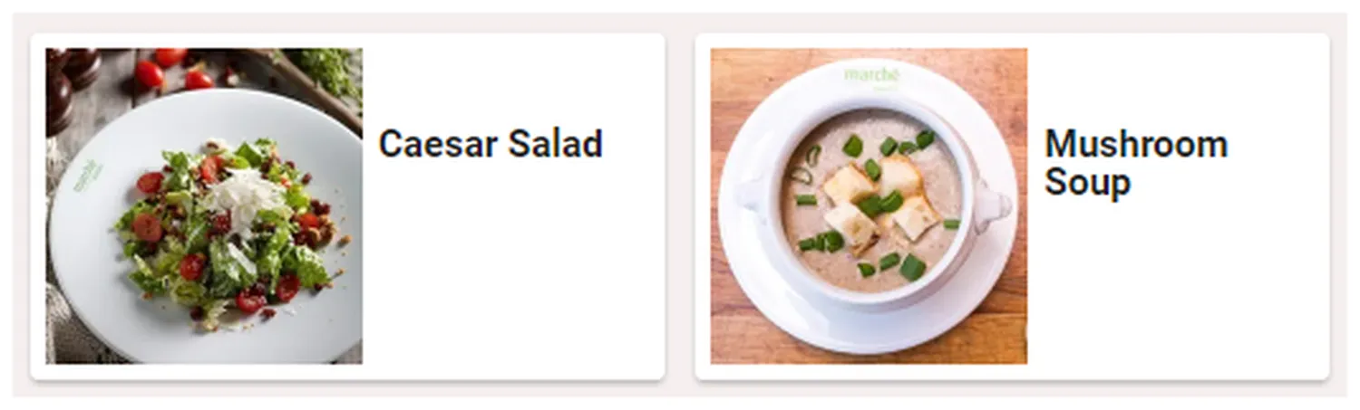 marche menu singapore soup salad