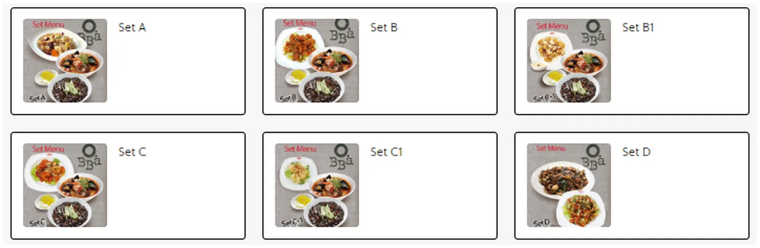 obba jjajang menu philippine sets