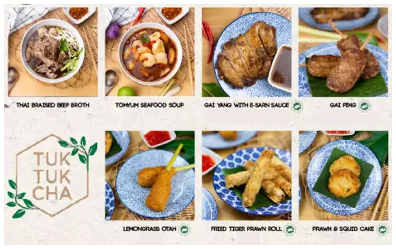 tuk tuk cha menu singapore for sharing