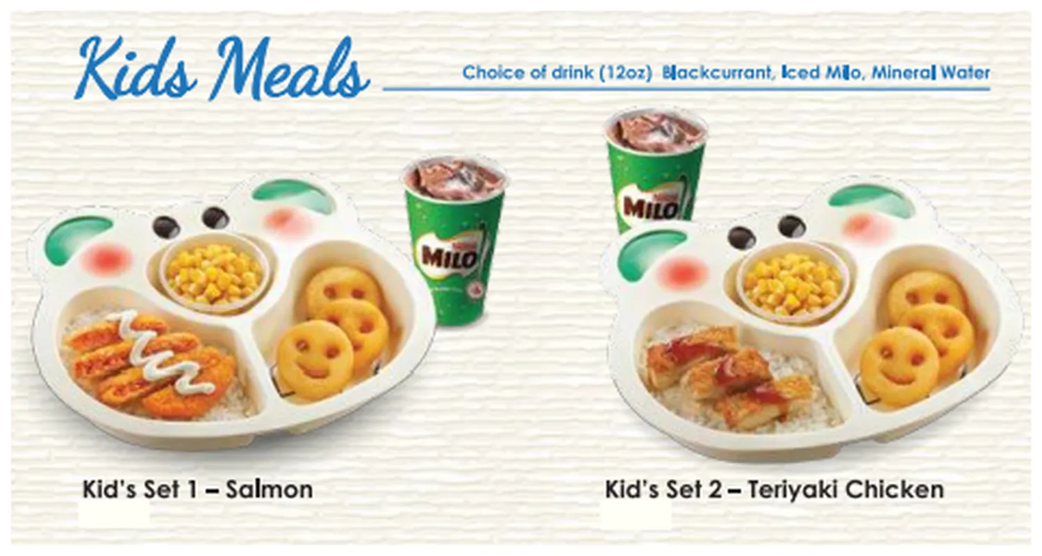 yoshinoya menu singapore kids meals