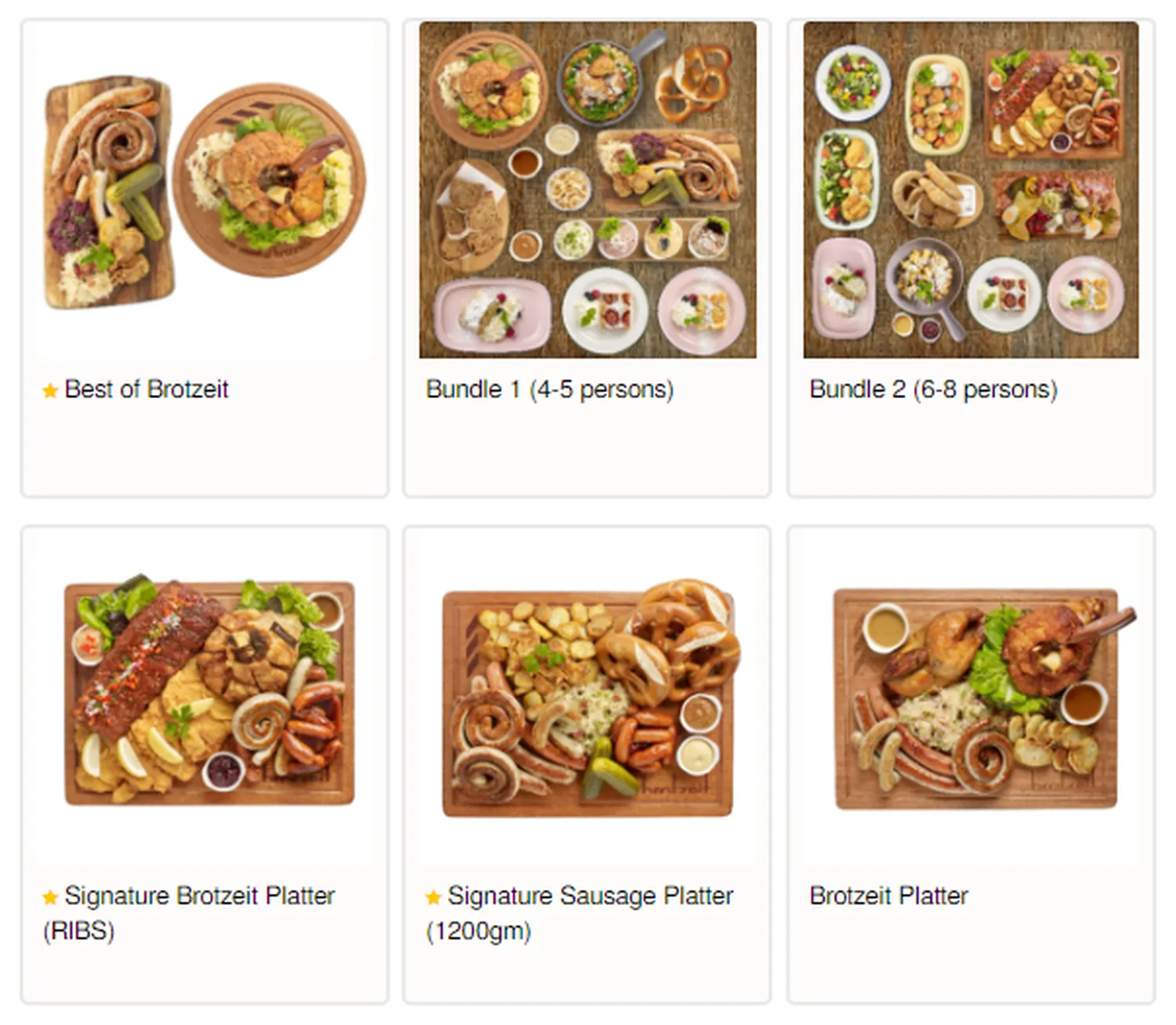brotzeit menu philippine platters bundles