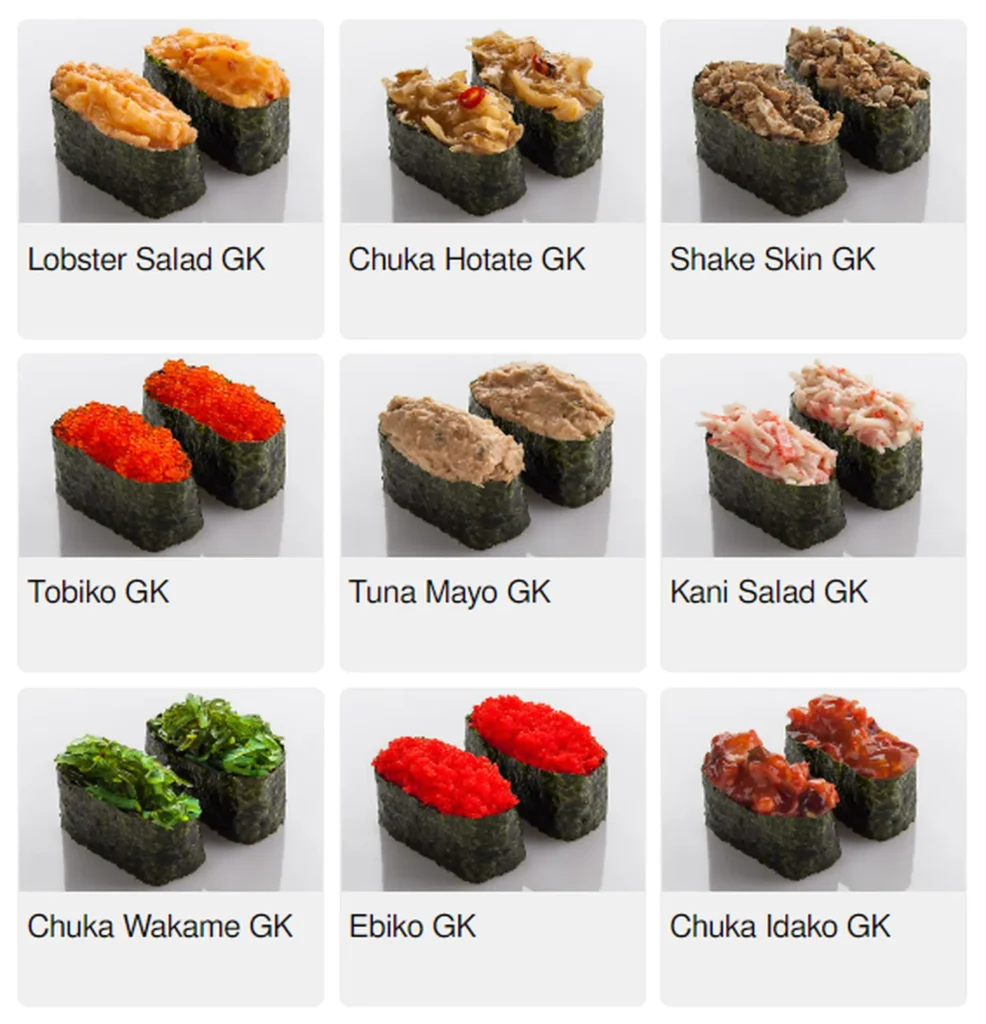 hei sushi menu singapore gunkan 1
