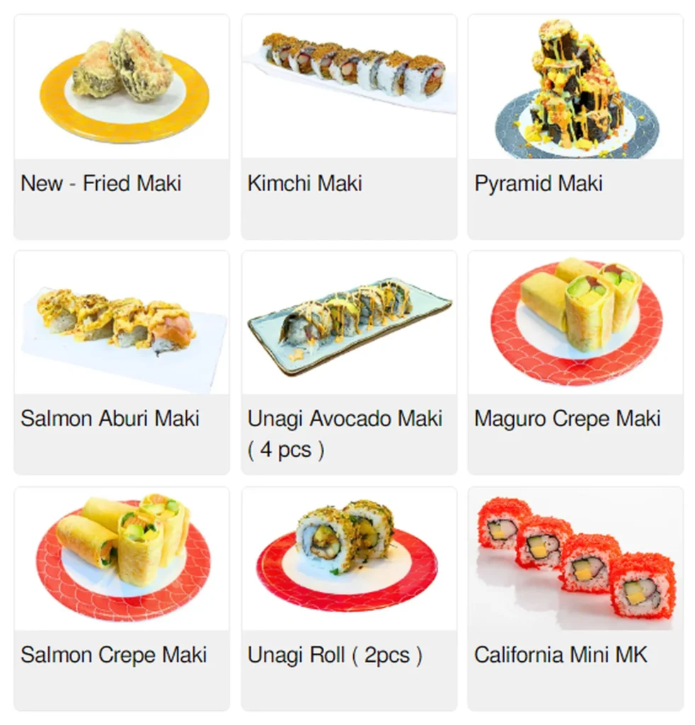 hei sushi menu singapore makimono 1