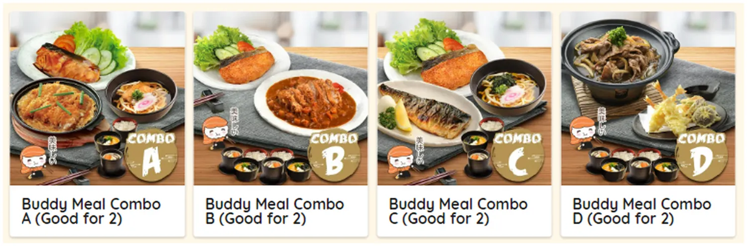 ichiban sushi menu singapore buddy meal for 2