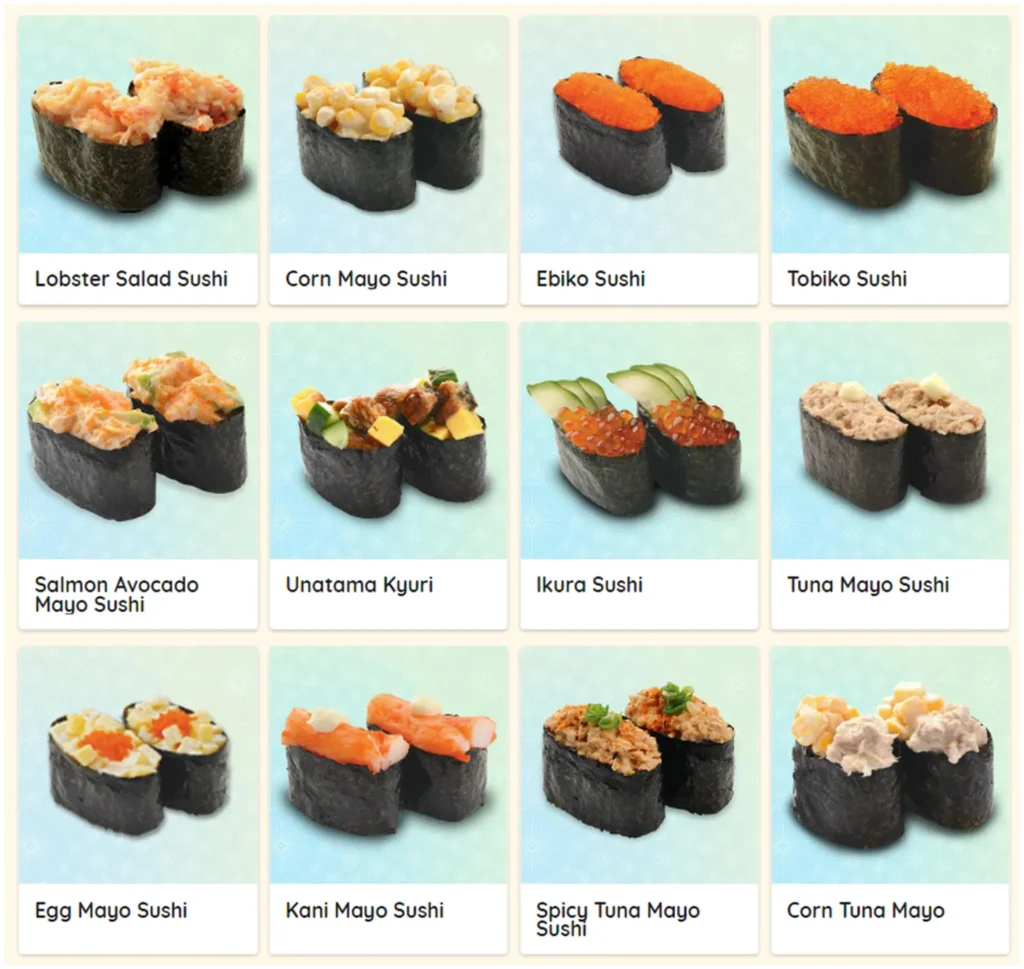 ichiban sushi menu singapore gunkan sushi 1