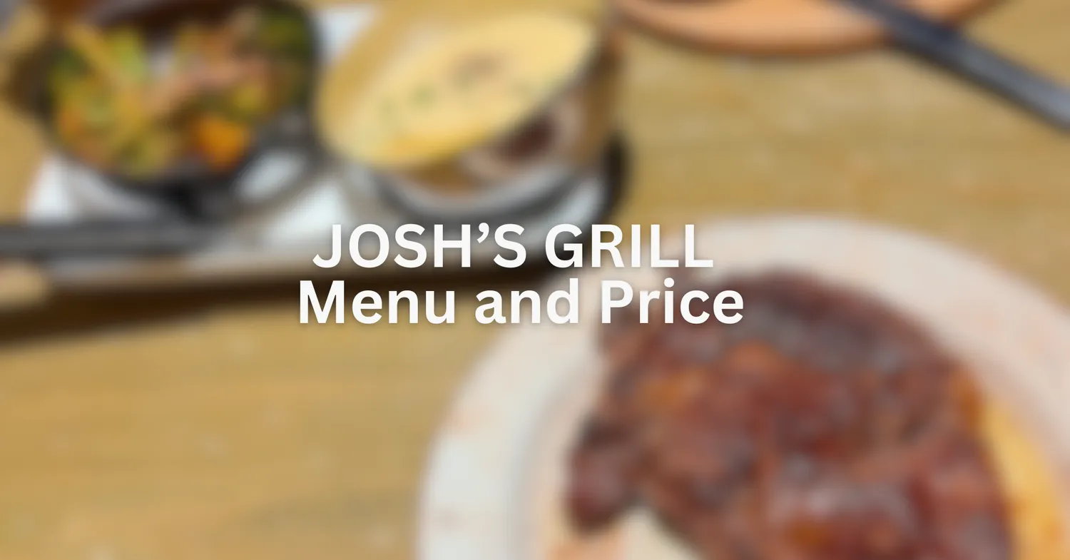joshs grill menu singapore