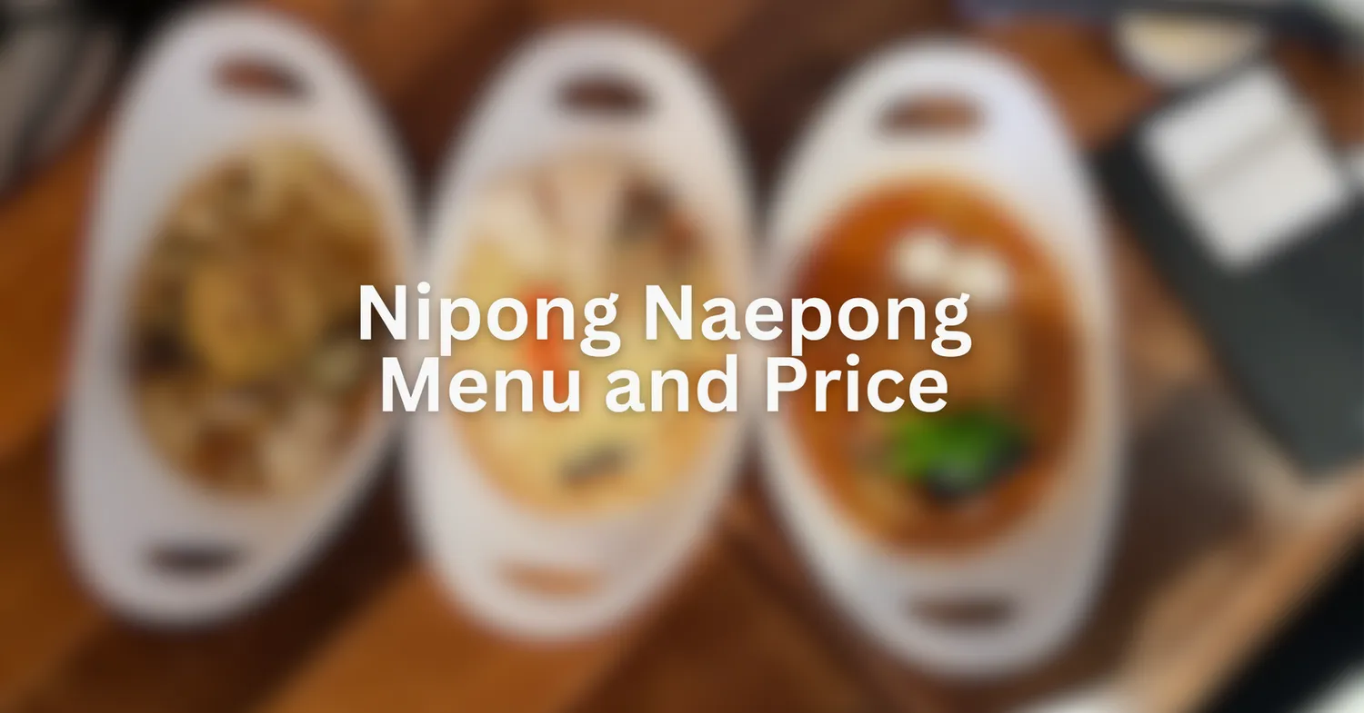 nipong naepong menu singapore