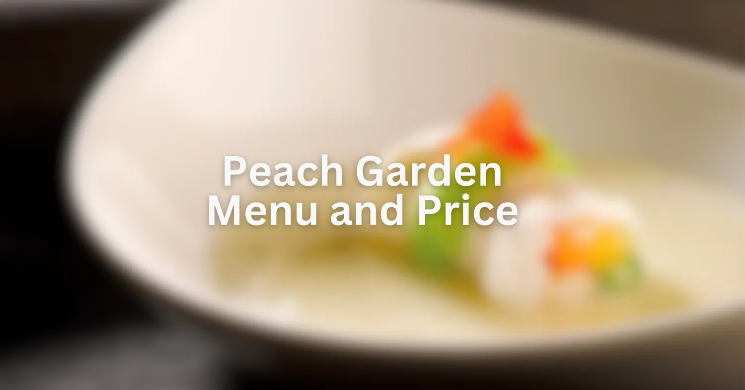 peach garden menu singapore