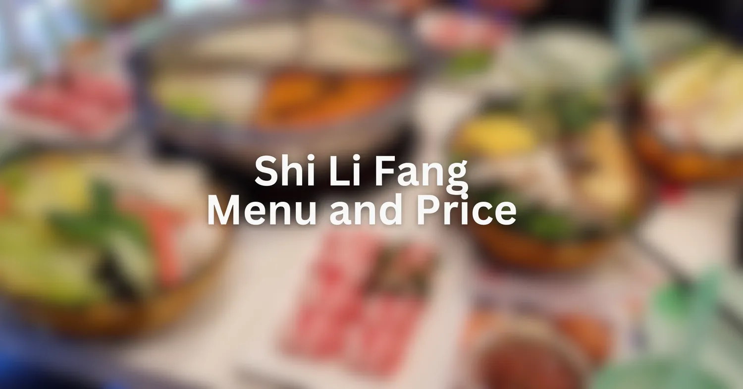 shi li fang menu singapore