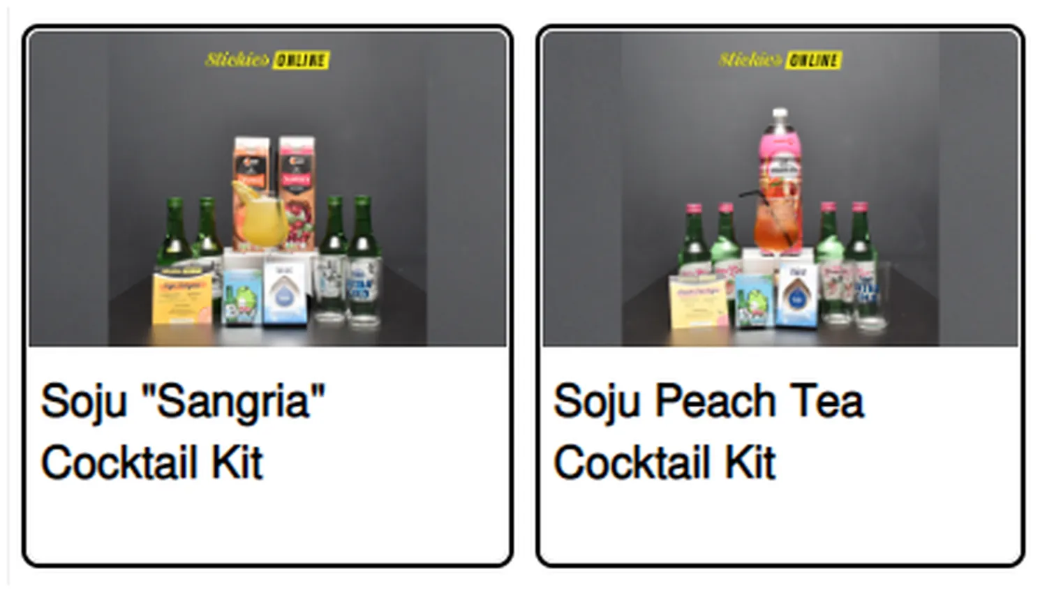 stickies menu singapore soju cokctail kits