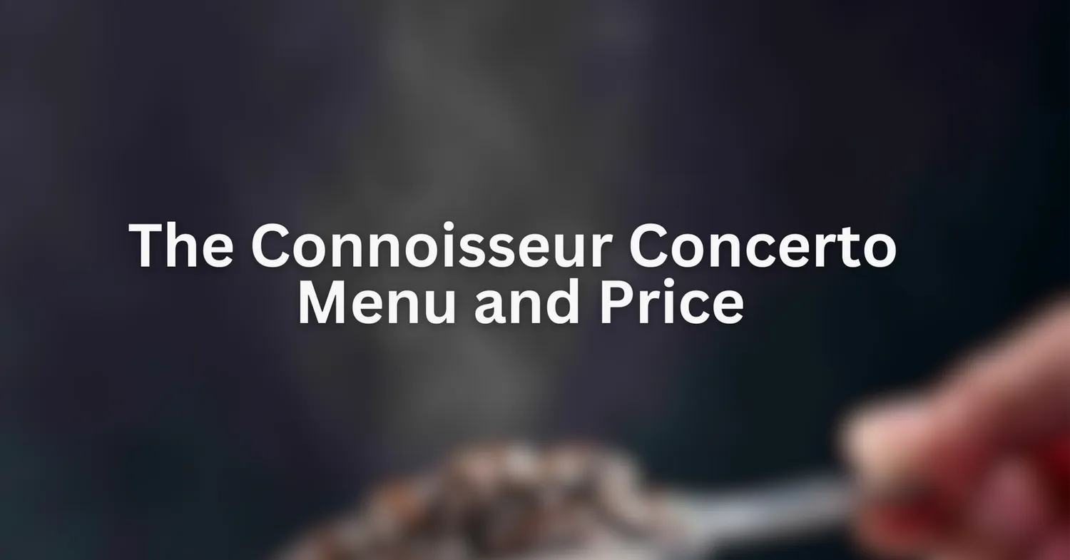 the connoisseur concerto menu singapore