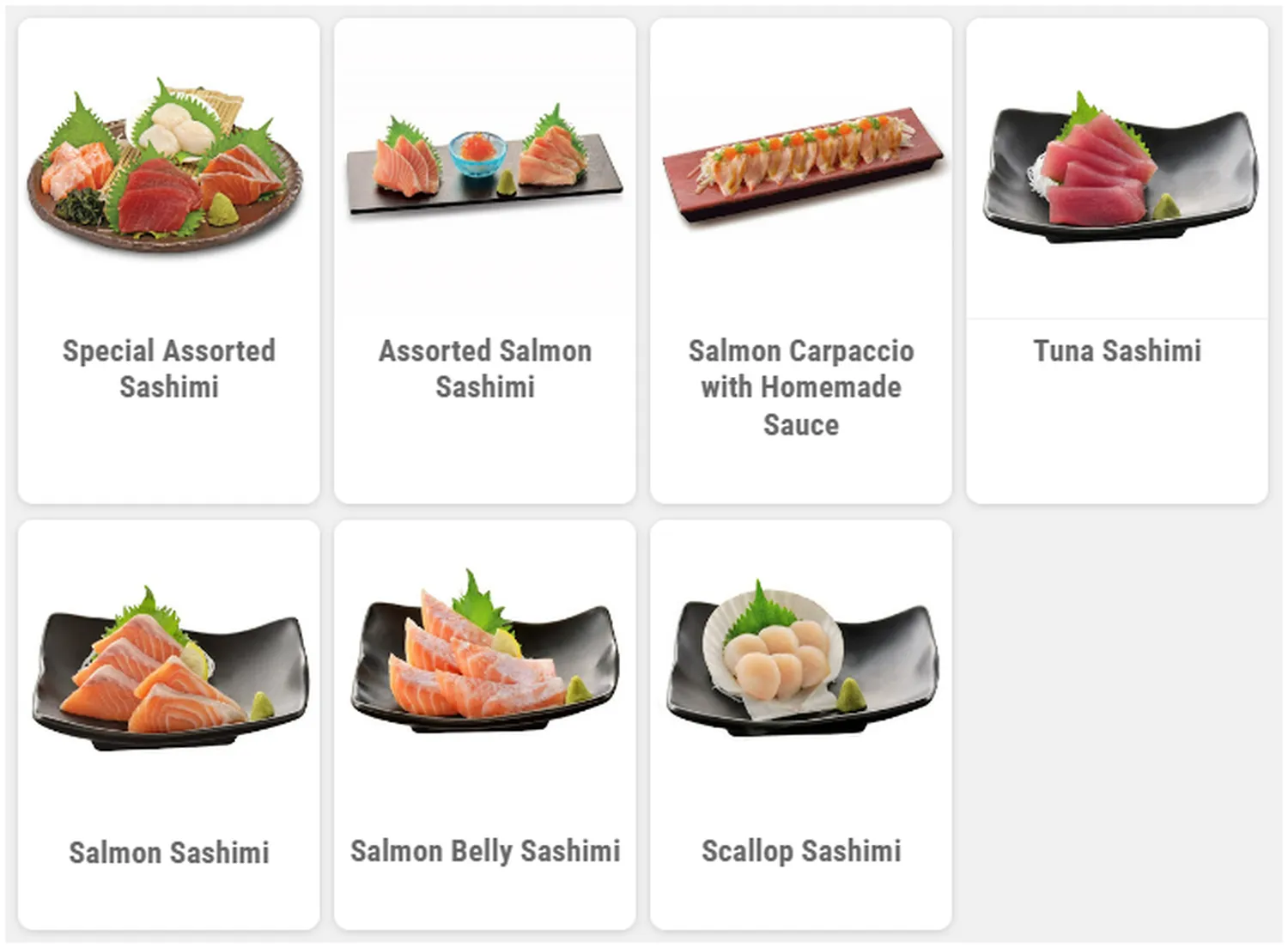 watami menu singapore sashimi