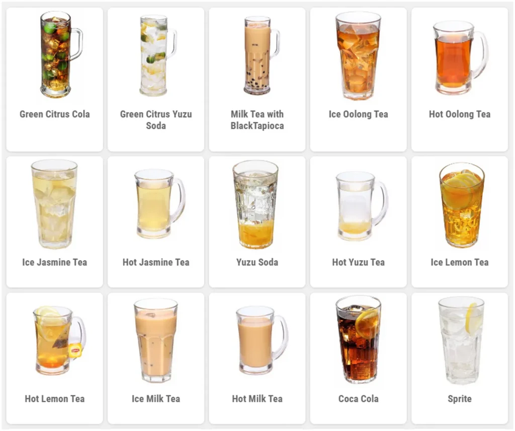 watami menu singapore soft drinks & tea 1