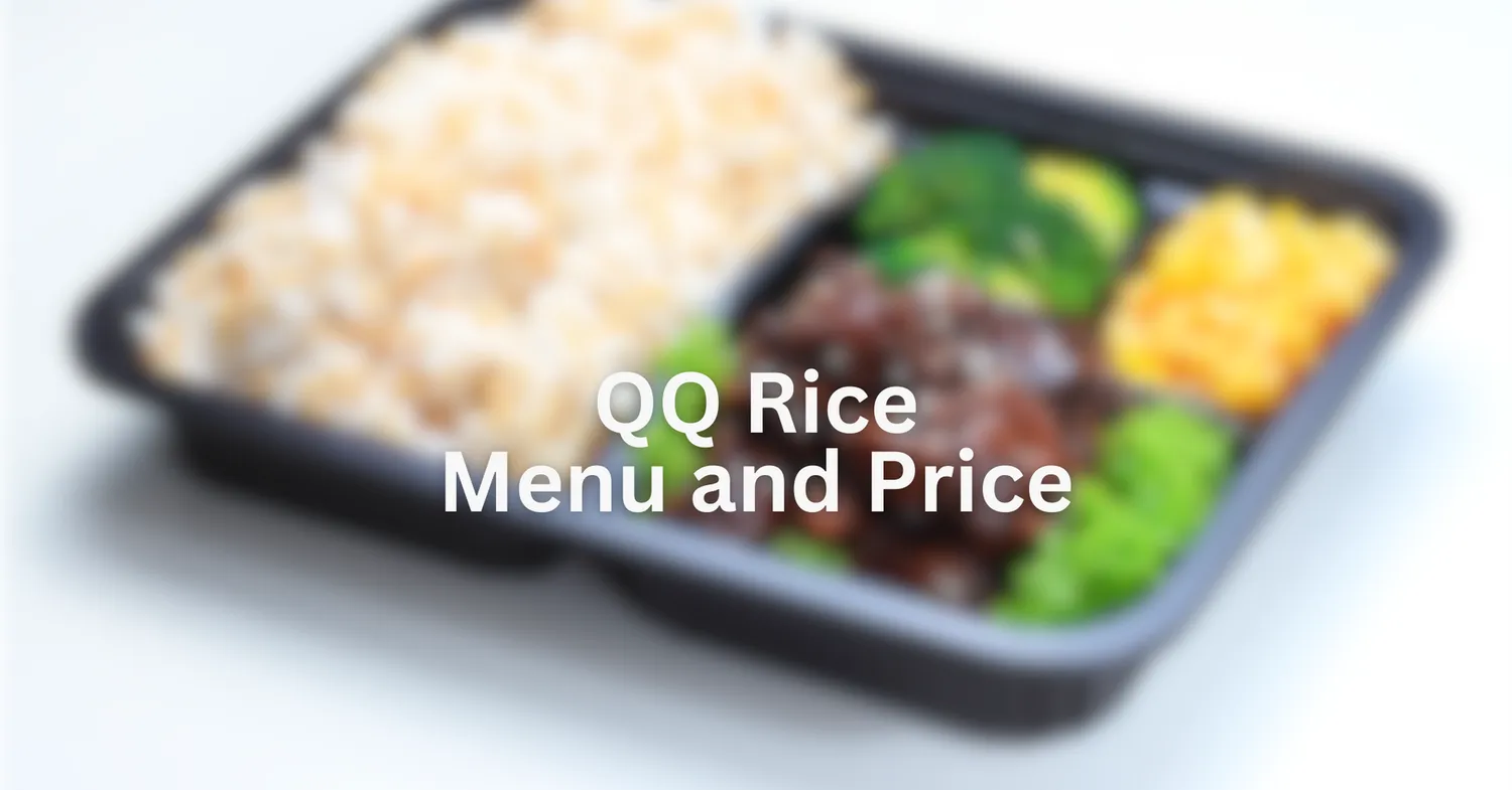 qq rice menu singapore