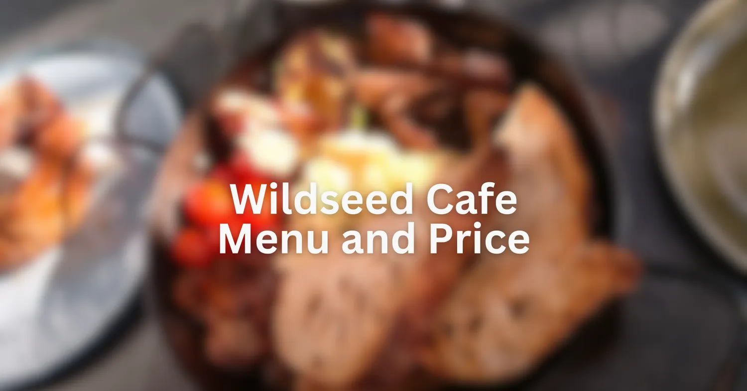wildseed cafe menu singapore