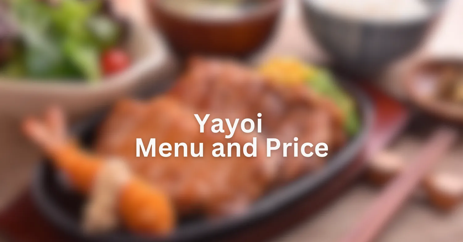 yayoi menu singapore
